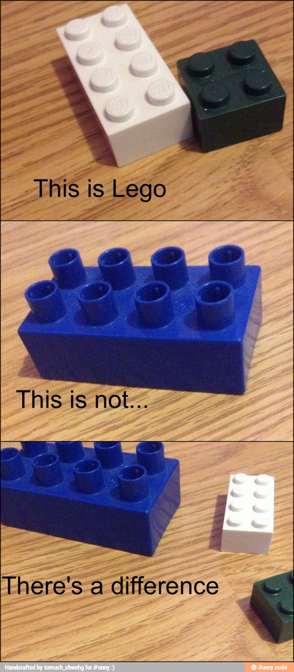 LA
This is Lego
There's a difference §