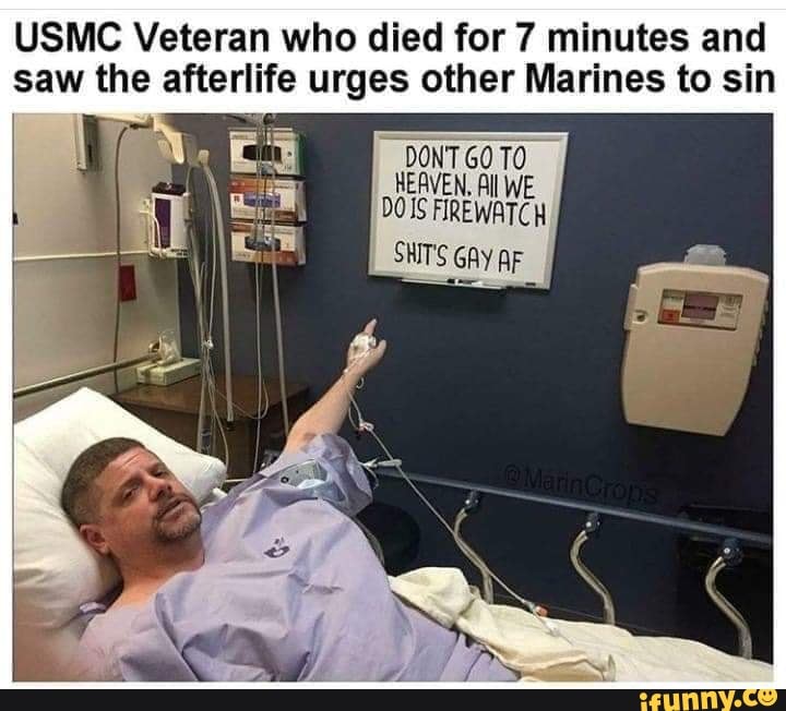 USMC Veteran who died for 7 minutes and saw the afterlife urges other ...