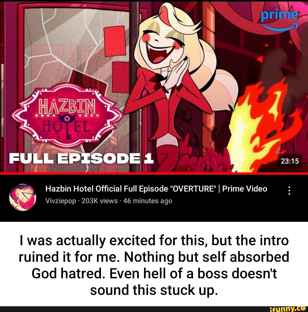 FULL EPISODE 1 Vivziepop - 203K views 46 minutes ago Hazbin Hotel Official  Full Episode 