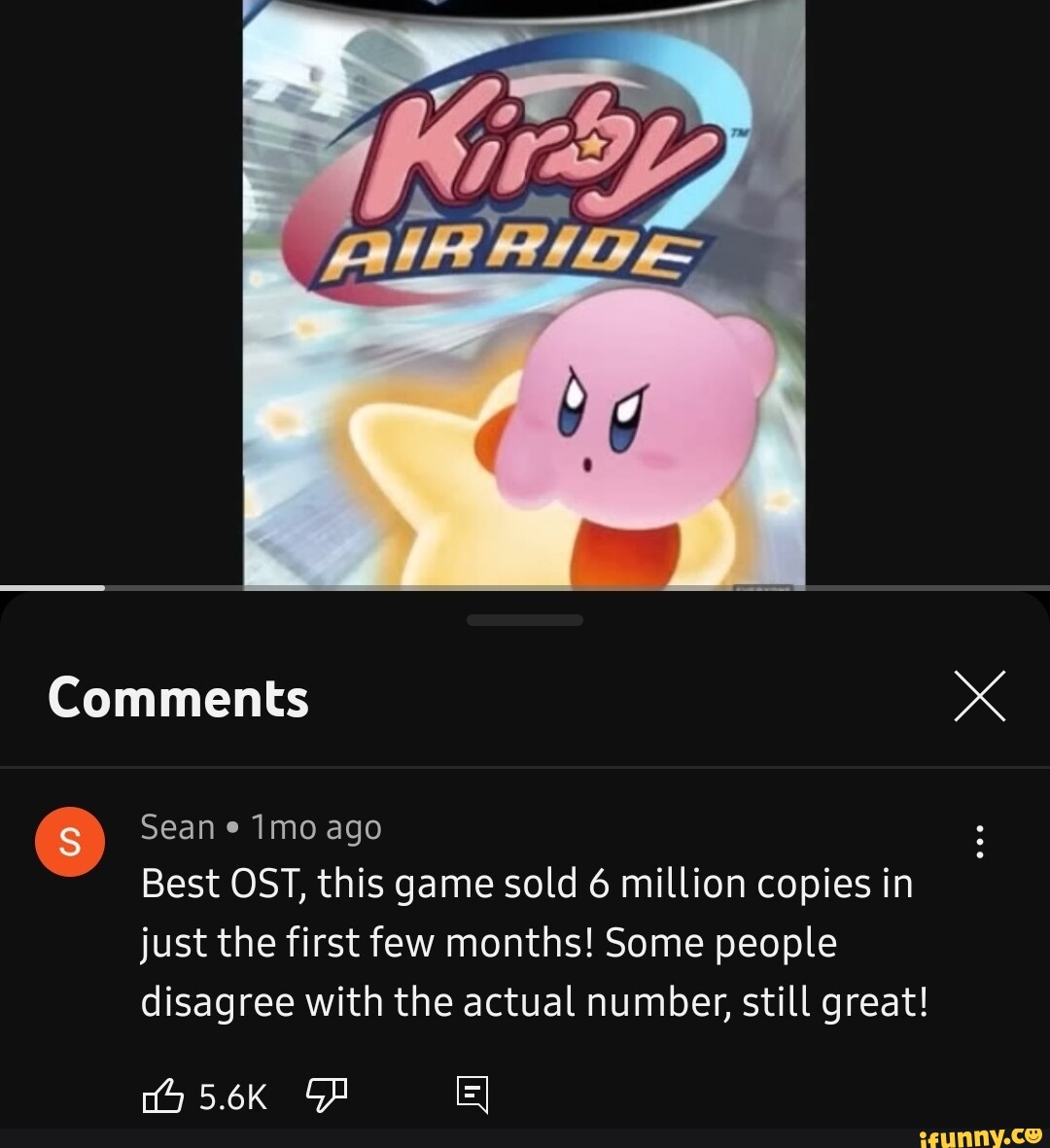 IN Comments Sean ago Best OST, this game sold 6 million copies in just the  first few months! Some people disagree with the actual number, still great!  4  - iFunny Brazil