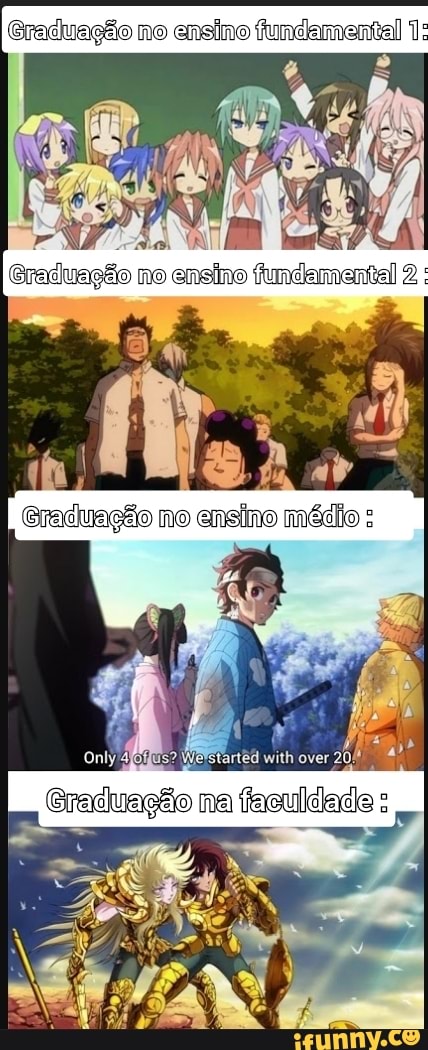 Craduação no ensino fundamental 1:
Craduação no ensino fundamental 2
Graduação no ensino médio :
E em
Craduação na fesuldade :
-s "
