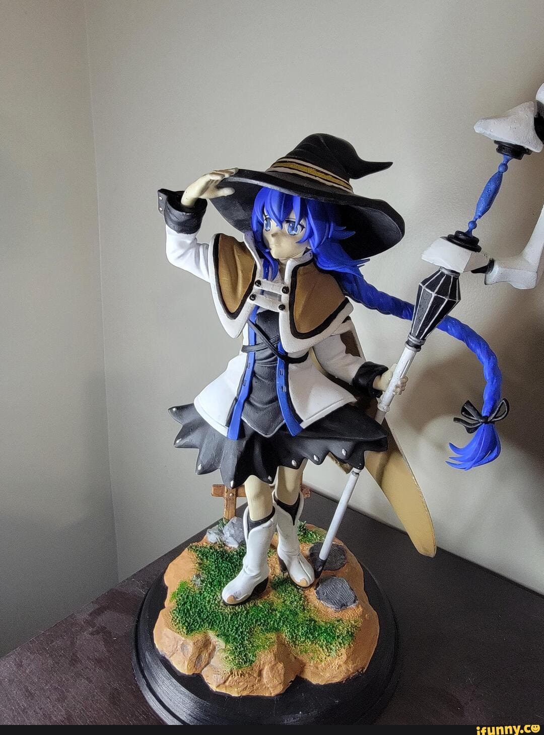 3d printed roxy figure from mushoku tensei - )