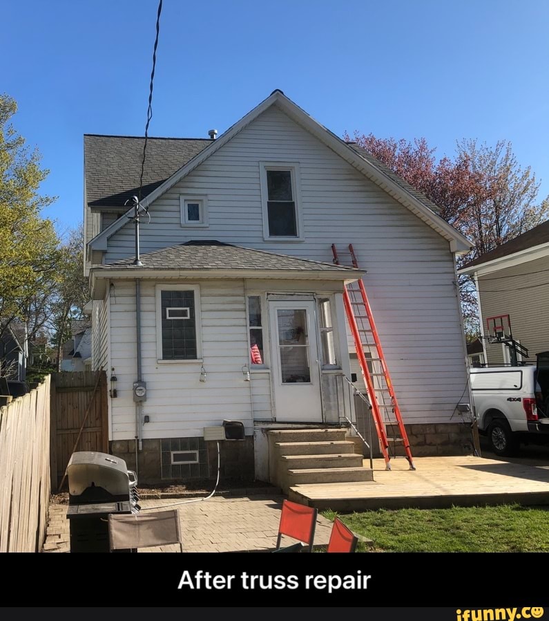After truss repair - After truss repair