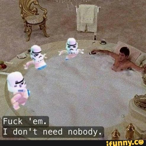 Fuck
I don't need nobody