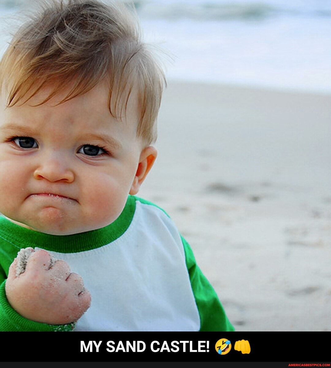 MY SAND CASTLE! @Q - MY SAND CASTLE! 🤣👊