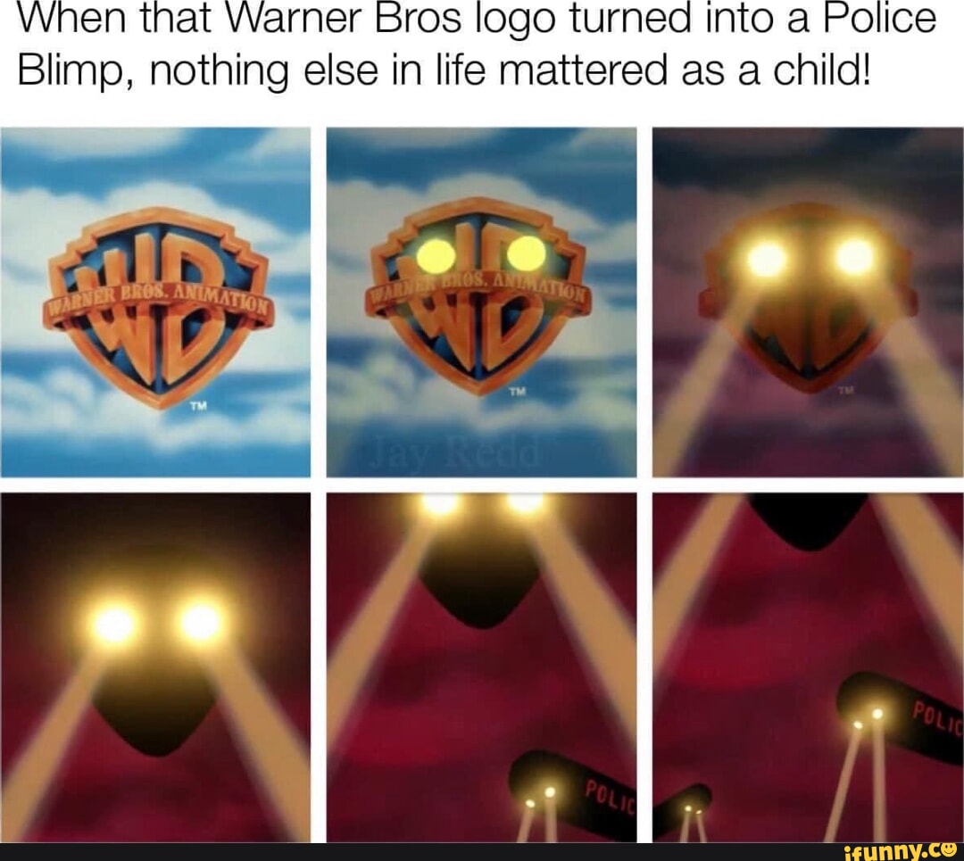 Tat ier Bros logo turned into a Police Blimp, nothing else in life