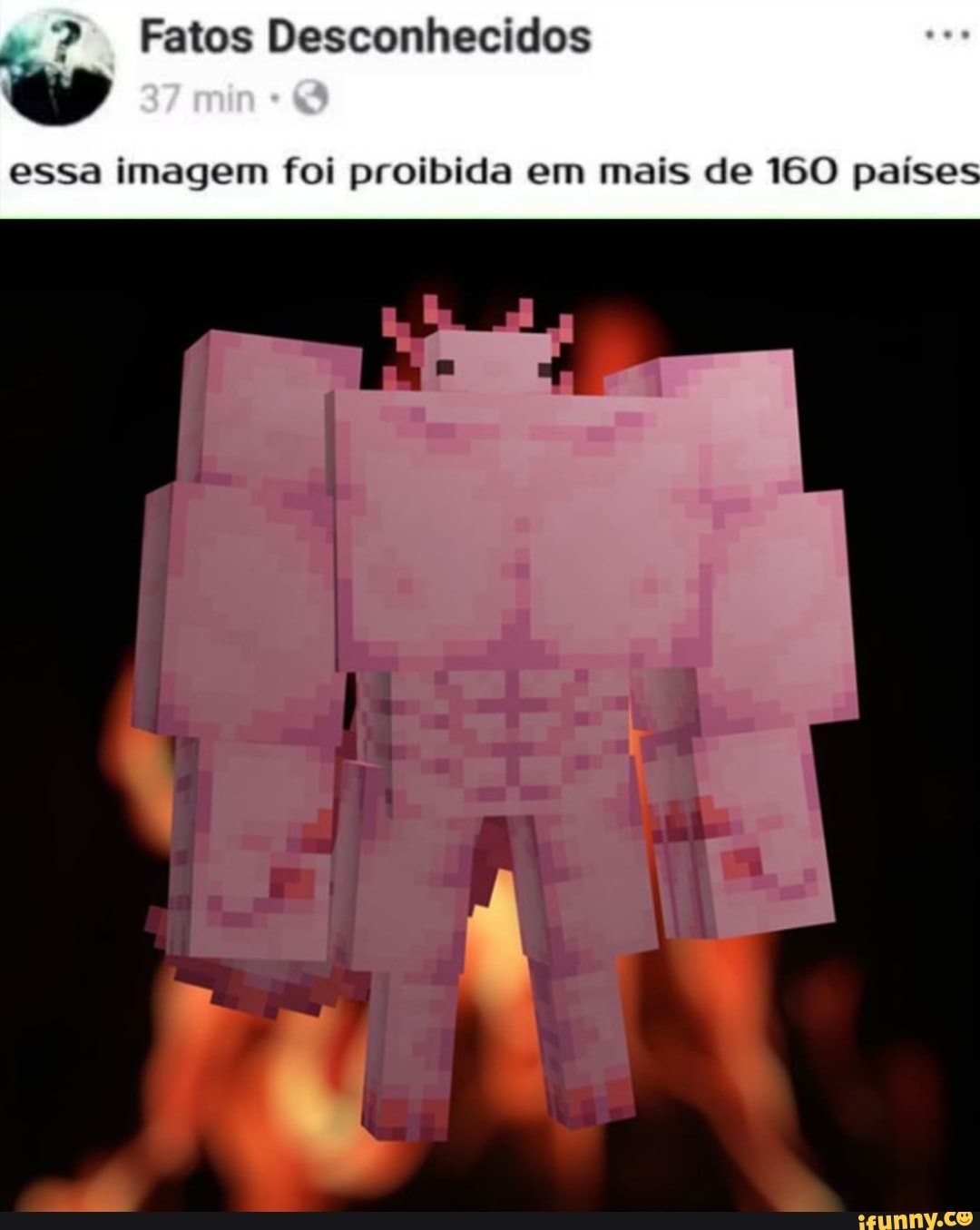 Fatos Desconhecidos
essa imagem foi proibida em mais de 160 países