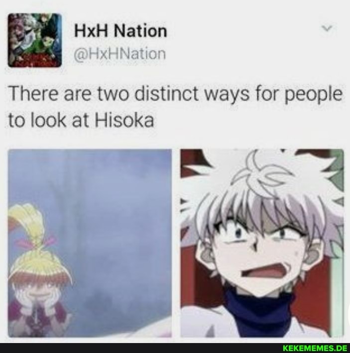 HxH Nation Nation There are two distinct ways for people to look at Hisoka