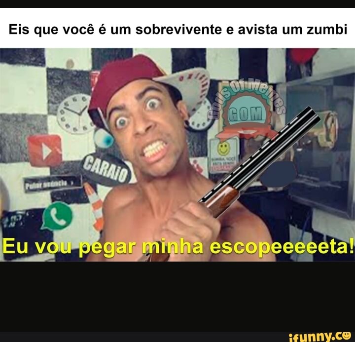 Eis que você é um sobrevivente e avista um zumbi
