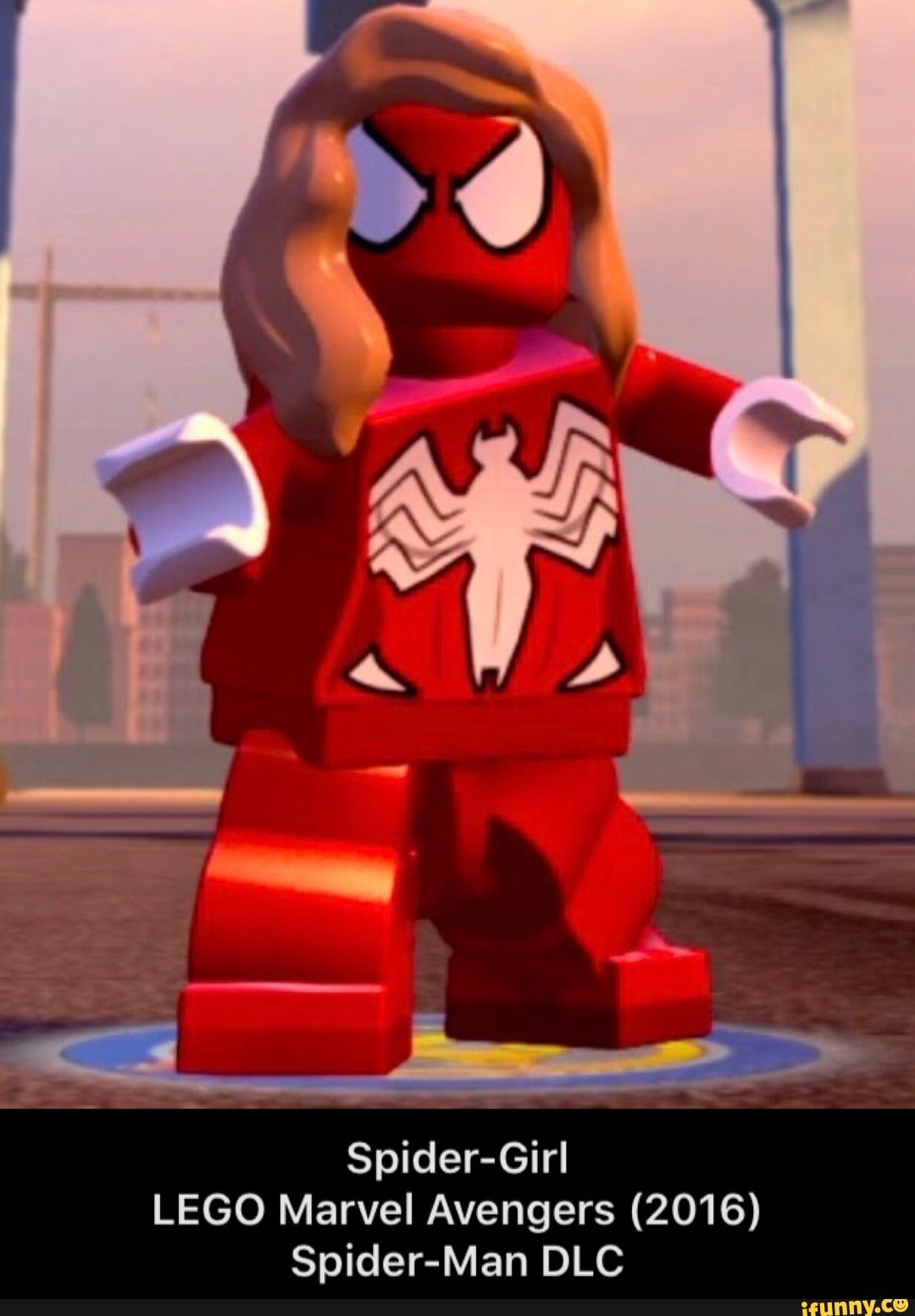 Spider-Girl LEGO Marvel Avengers (2016) Spider-Man DLC - iFunny Brazil