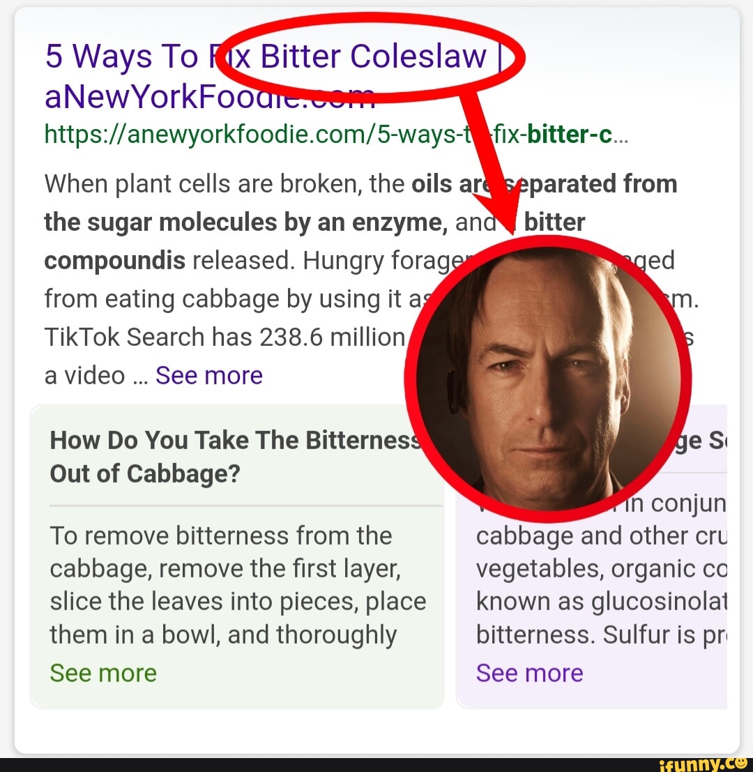 5 Ways To Bitter Coleslaw I ANewYorkFood When Plant Cells Are Broken 