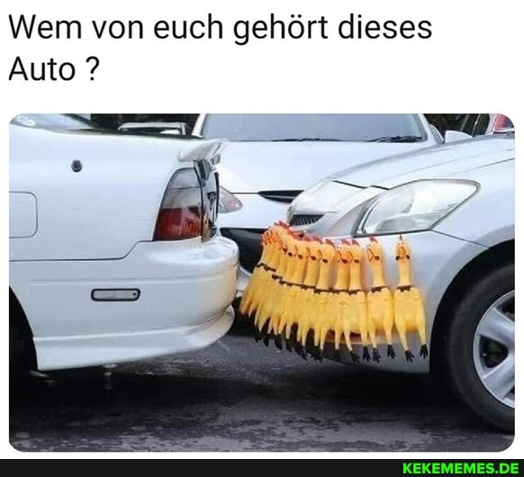 Wem von euch gehört dieses
Auto ?