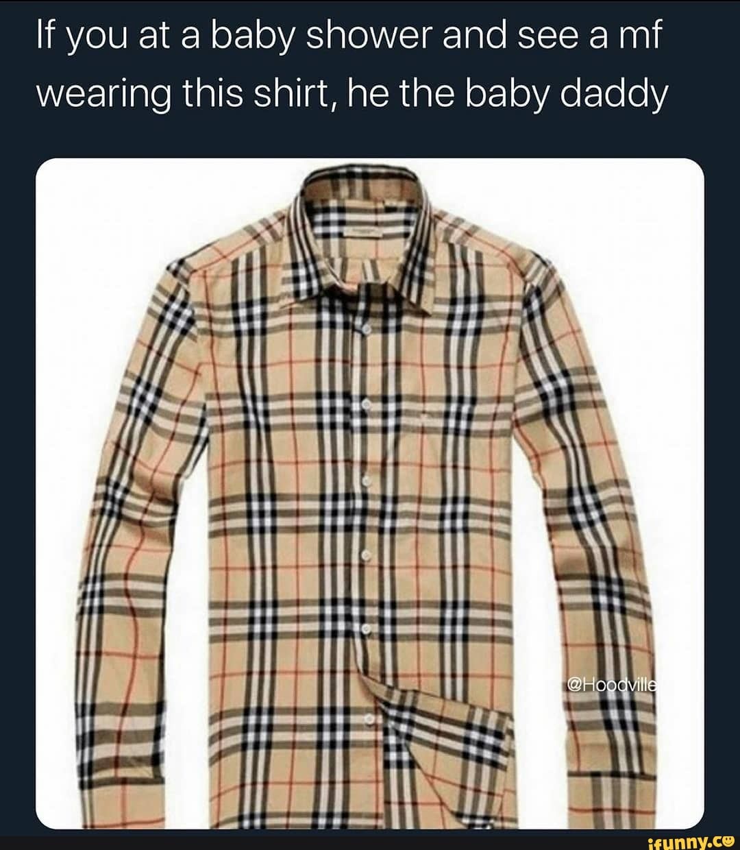 Baby shower shirt store meme