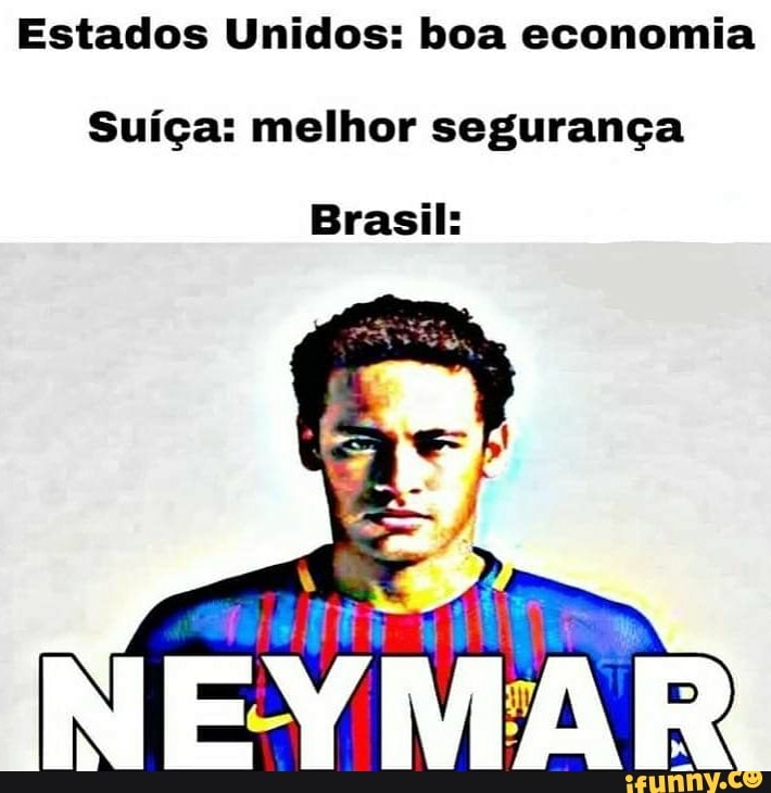 Estados Unidos: boa economia
Suíça: melhor segurança
Brasil:
