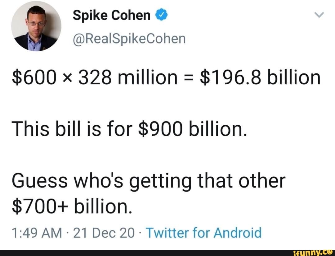 spike cohen tweets