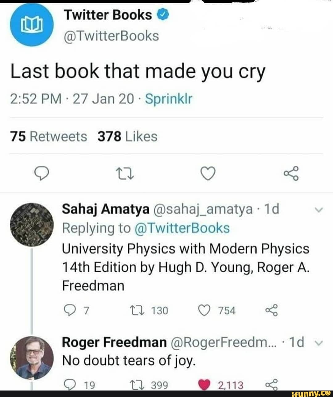 Last Book That Made You Cry Pm 27 Jan 20 Sprinklr Sahaj Amatya Sahaj