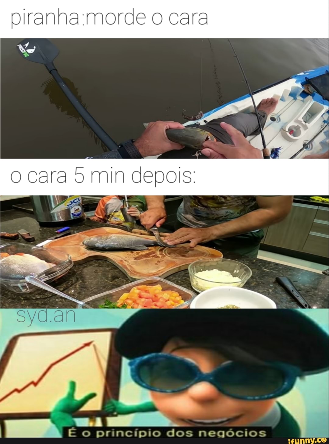 cara
o cara 5 min depois:
É e princípio dos negócios