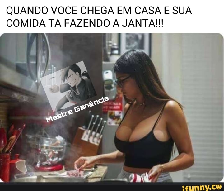 QUANDO VOCÊ CHEGA EM CASA E SUA COMIDA TA FAZENDO A JANTAI!!
