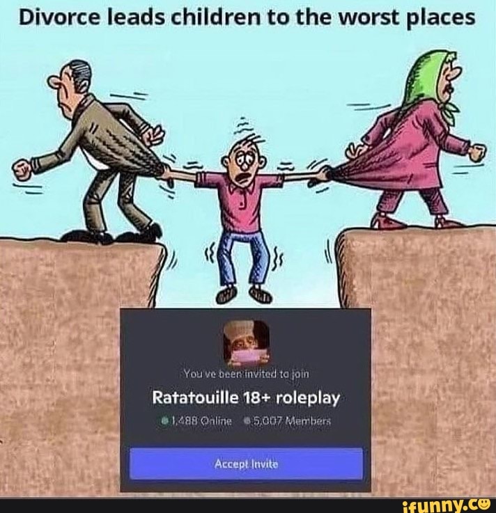 Divorce Leads Children To The Worst Places Va Ratatouille 18 Roleplay 1 48 17 Members Accept Invite