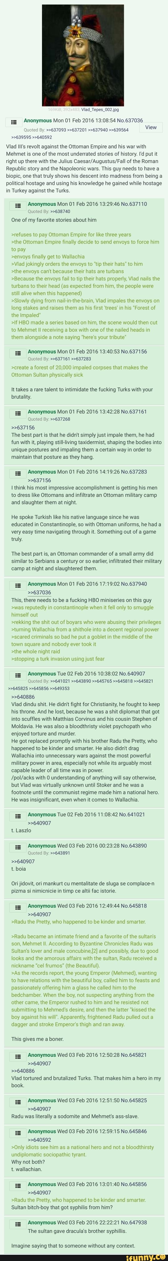 history, 4chan, romania, romanian, vladtheimpaler