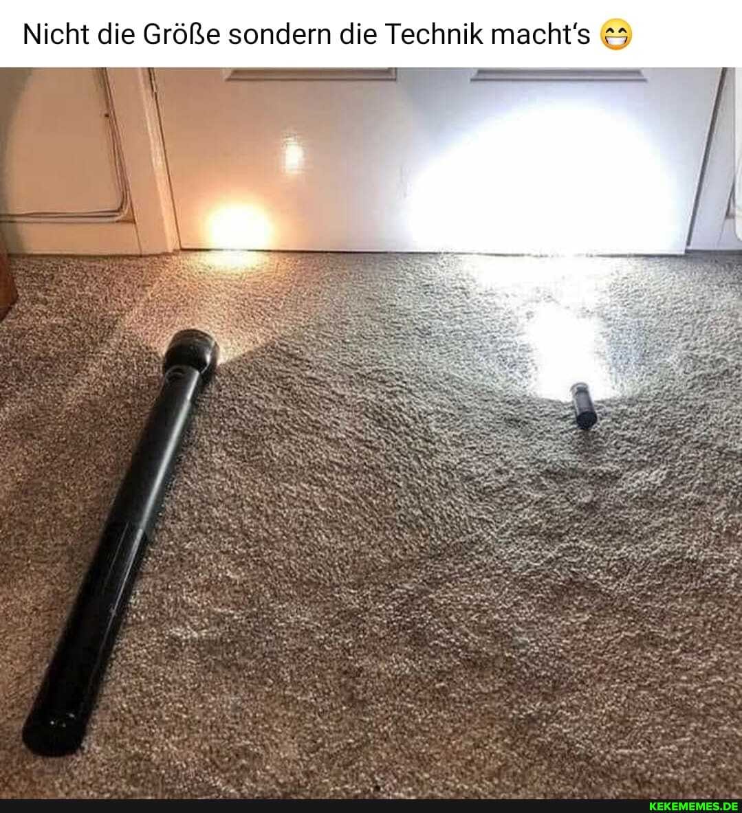 Nicht die Größe sondern die Technik macht: