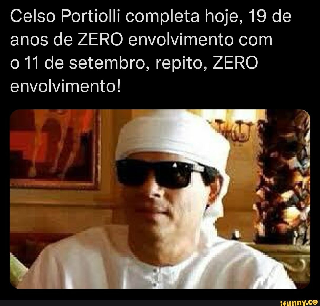 Celso Portiolli Completa Hoje, 19 De Anos De ZERO Envolvimento Com O 11 ...