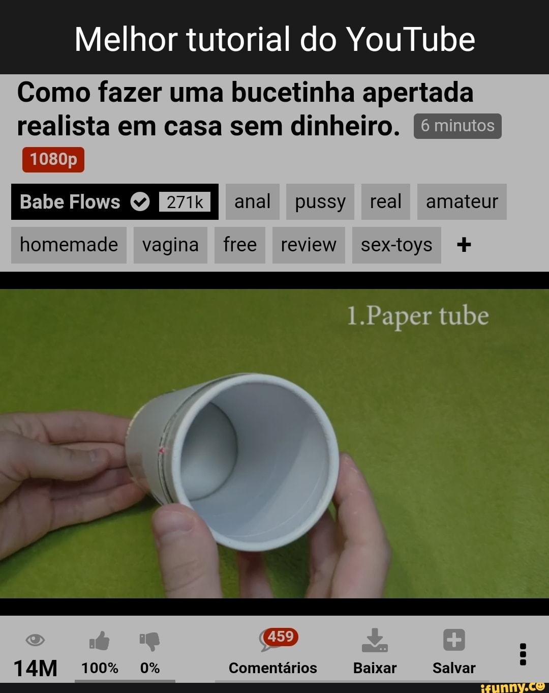 Melhor Tutorial Do Youtube Como Fazer Uma Bucetinha Apertada Realista Em Casa Sem Dinheiro Babe