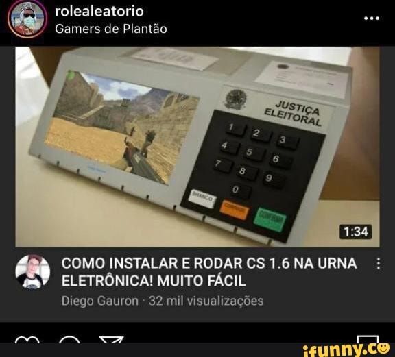 rolealeatorio
Gamers de Plantão
COMO INSTALAR E RODAR CS 1.6 NA URNA ELETRÔNICA! MUITO FÁCIL
Diego Gauron 32 mil visualizações
A -a mm
