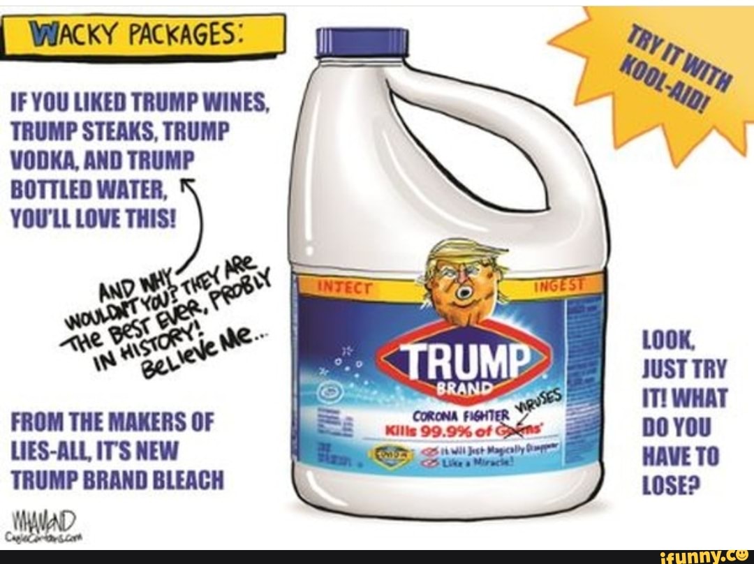 VODKA, AND TRUMP BOTTLED WATER, iFunny