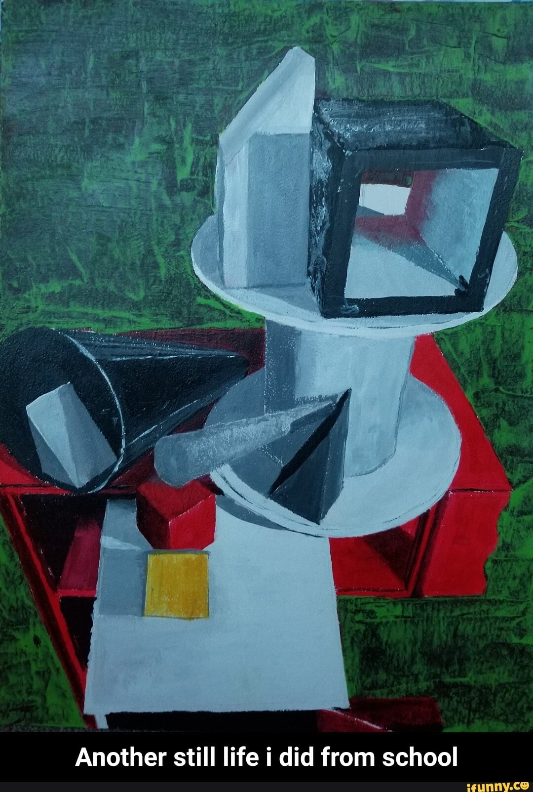 Another still life i did from school - Another still life i did from school