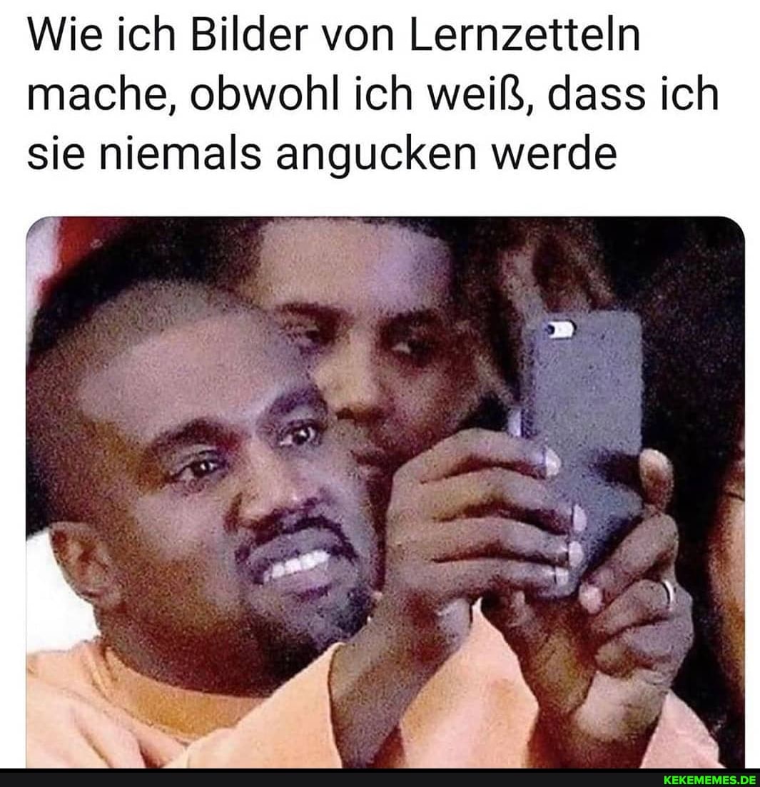 Wie ich Bilder von Lernzetteln mache, obwohl ich weiß, dass ich sie niemals angucken werde