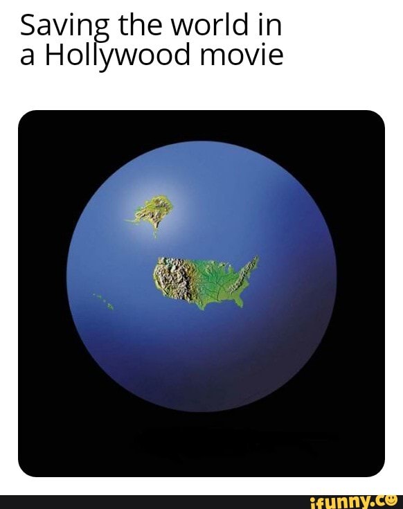 Saving the world in
a Hollywood movie