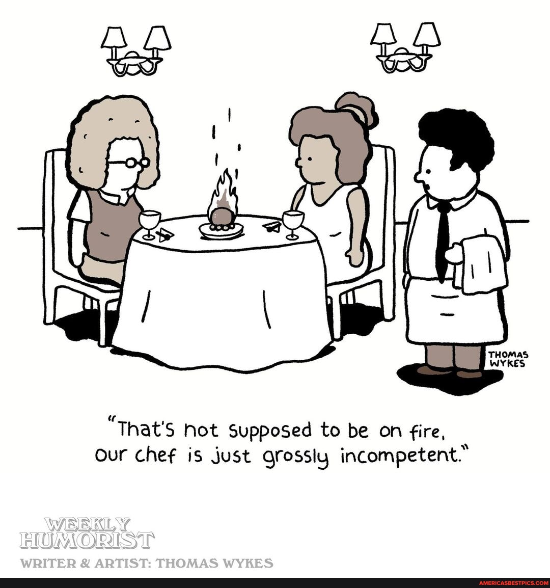 Flamb Fiasco Todays cartoon by ThomasWykes ...