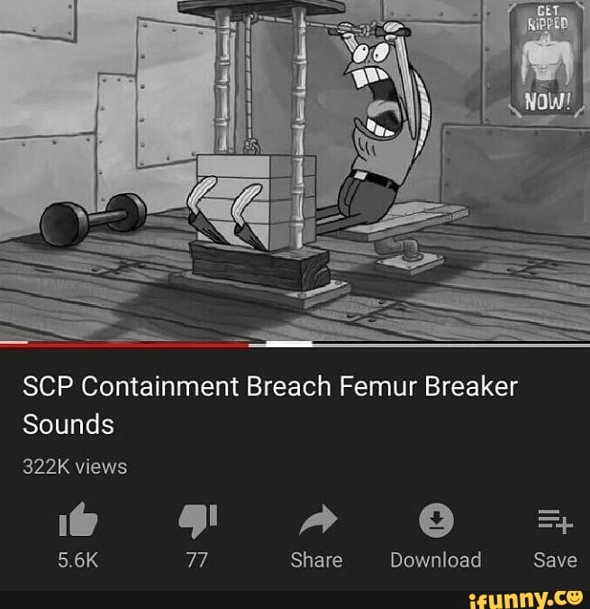 Femur breaker scp что это