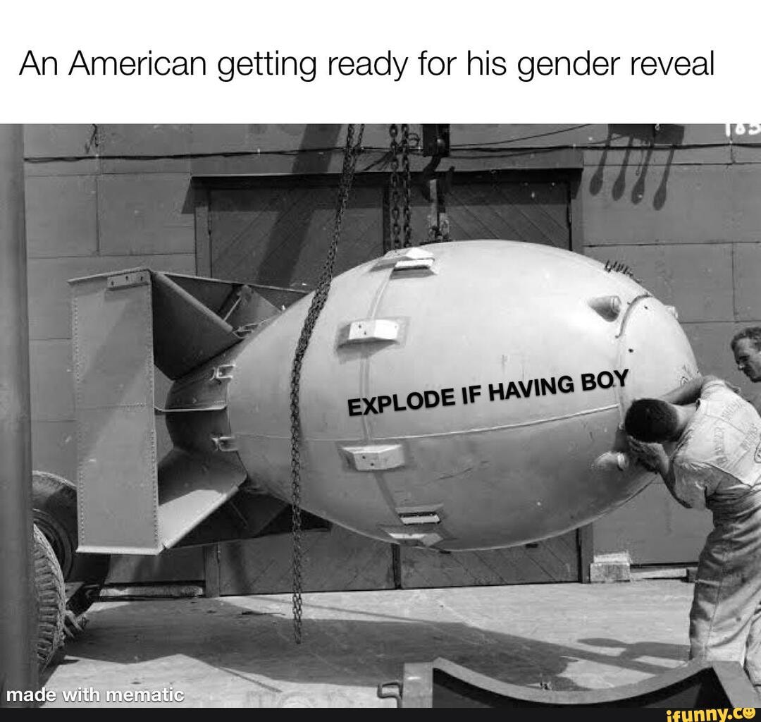 An American getting ready for his gender reveal
aDE IF HAVING BOY
