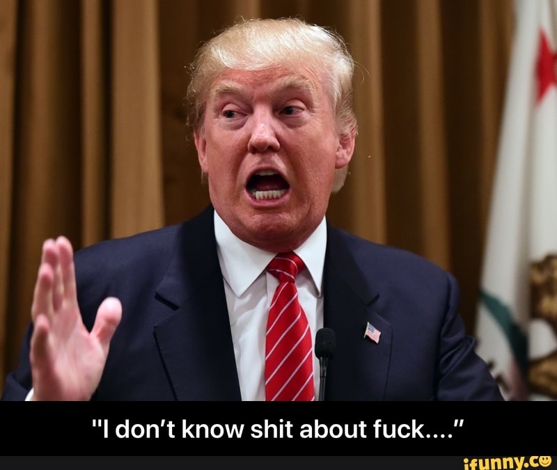 4 - "I don’t know shit about fuck....”