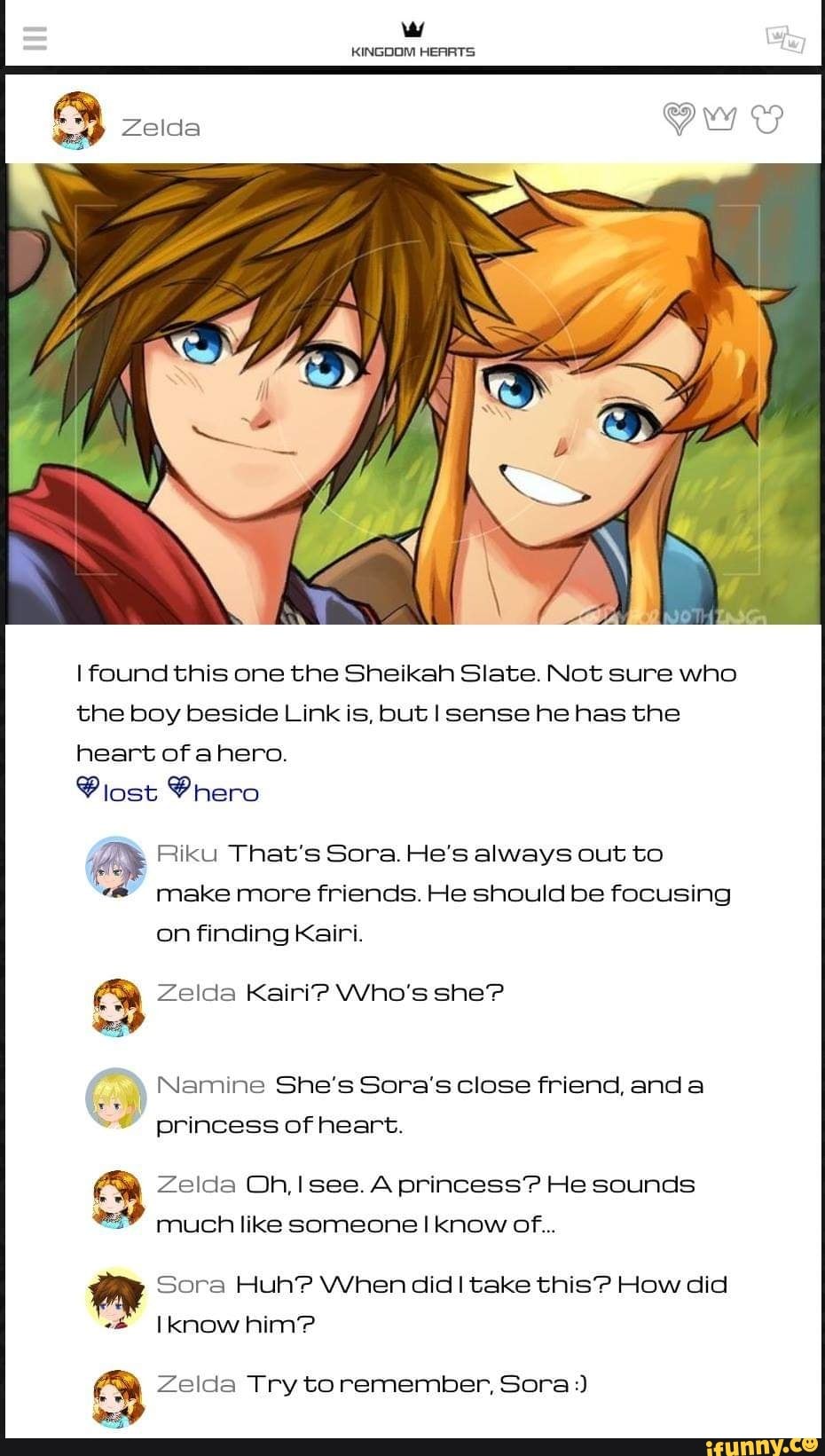 Lfound This One The Sheikah Slate Not Sure Who The Boy Beside Link Is But I