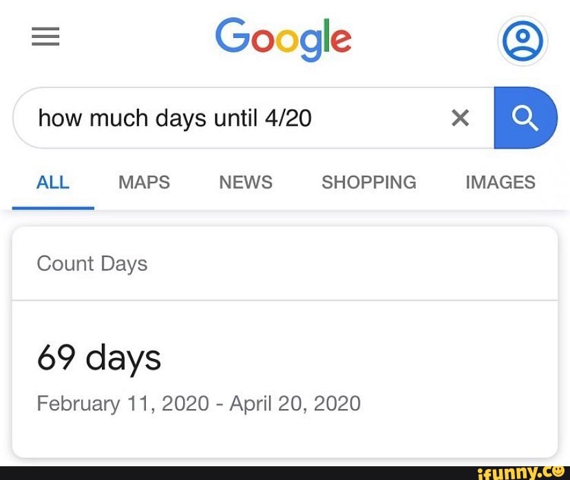 = Google how much days until ALL MAPS NEWS SHOPPING IMAGES Count Days