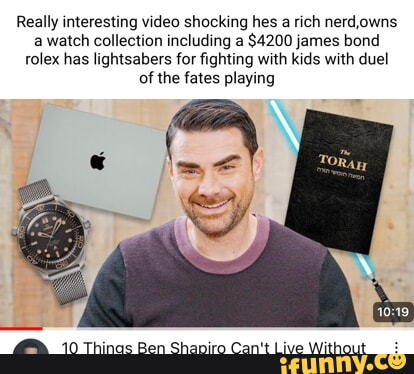 Really interesting video shocking hes a rich nerd owns a watch