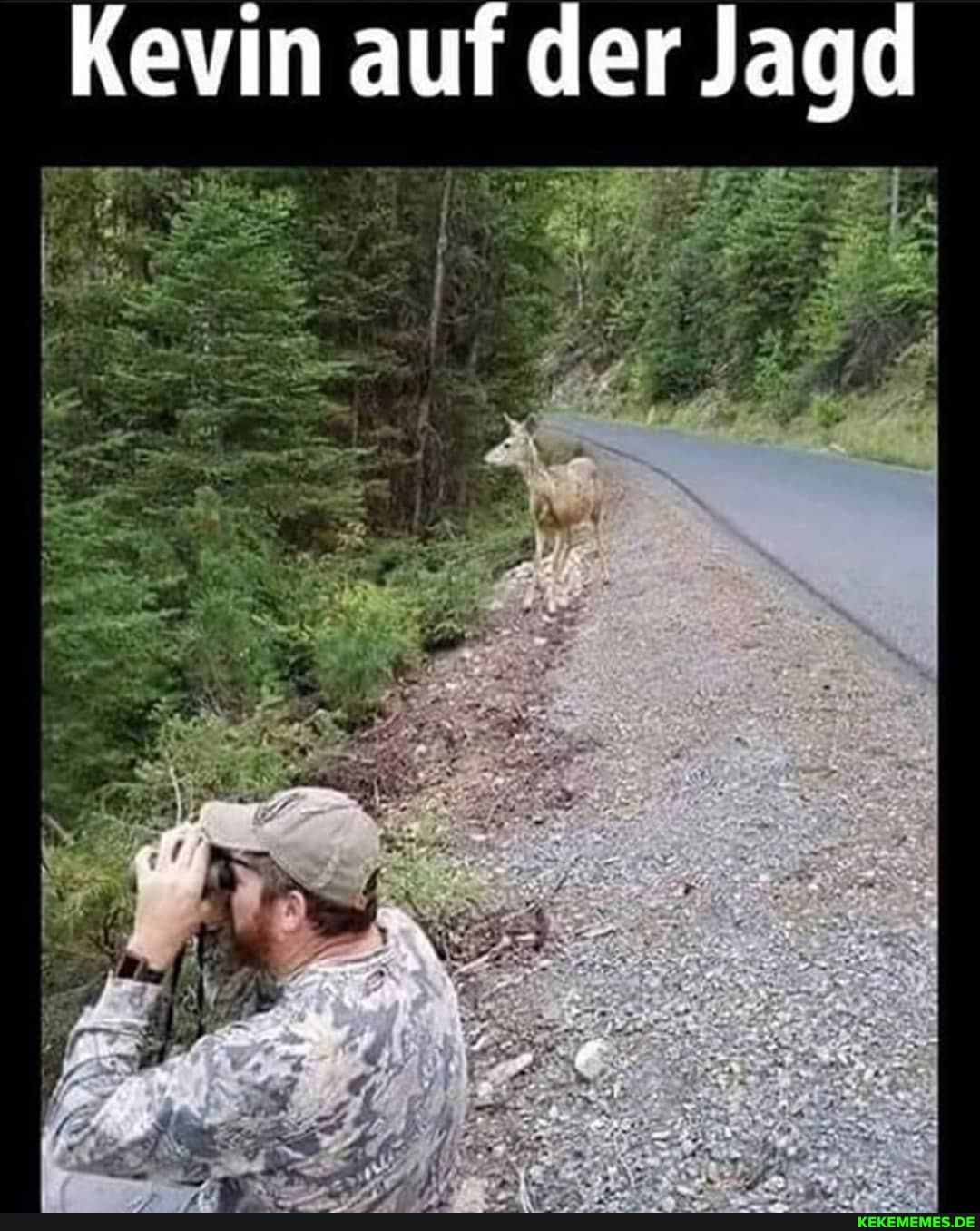 Kevin auf der Jagd