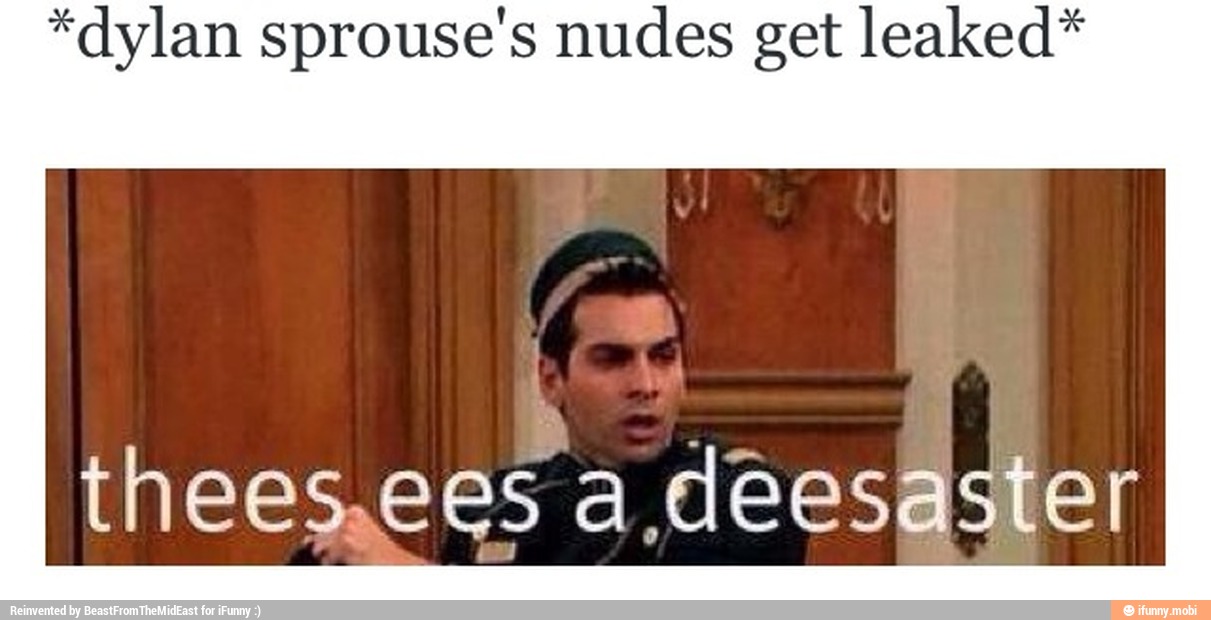 *dylan sprouse's nudes get leaked* - )
