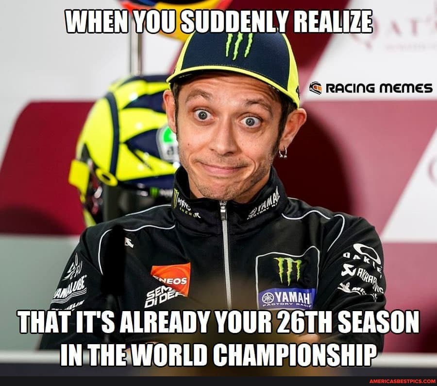 WHEN YOU SUDDENLY REALIZE
he iee
THAT IT'S ALREADY YOUR 26TH SEASON IN THE WORLD CHAMPIONSHIP