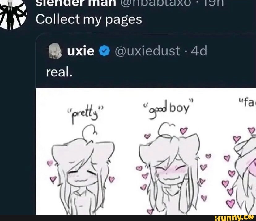 Collect my pages uxie @uxiedust real. - iFunny