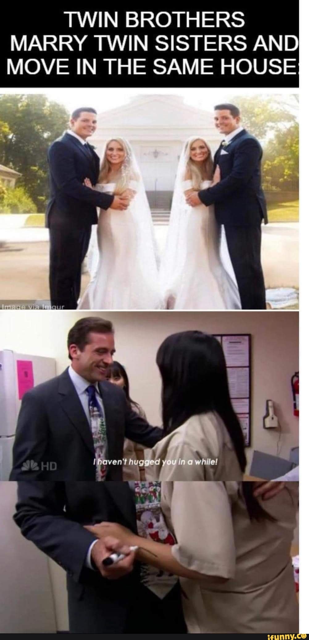 Twin Brothers Marry Twin Sisters And Move In The Same House Ifunny