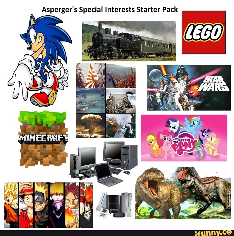 Asperger's Special Interests Starter Pack.