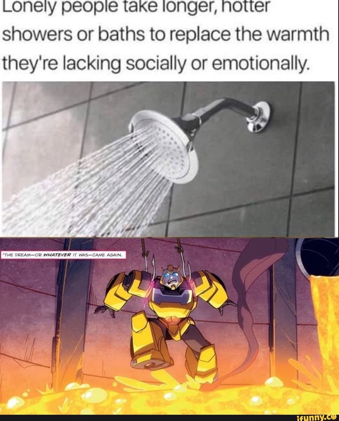 Lonely people take longer, hotter showers or baths to replace the