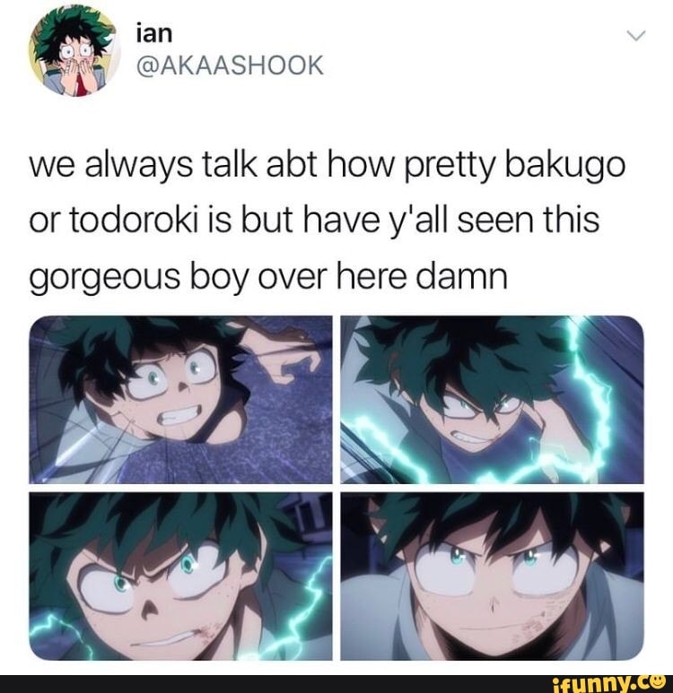 We always talk abt how pretty bakugo or todoroki is but have y'all seen ...