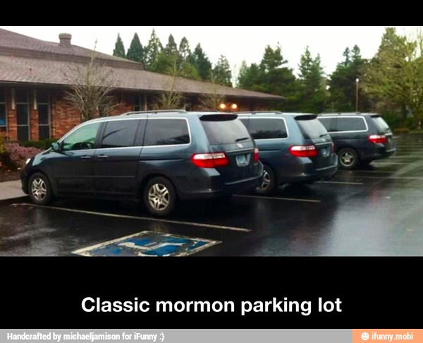 Classic mormon parking lot - Classic mormon parking lot