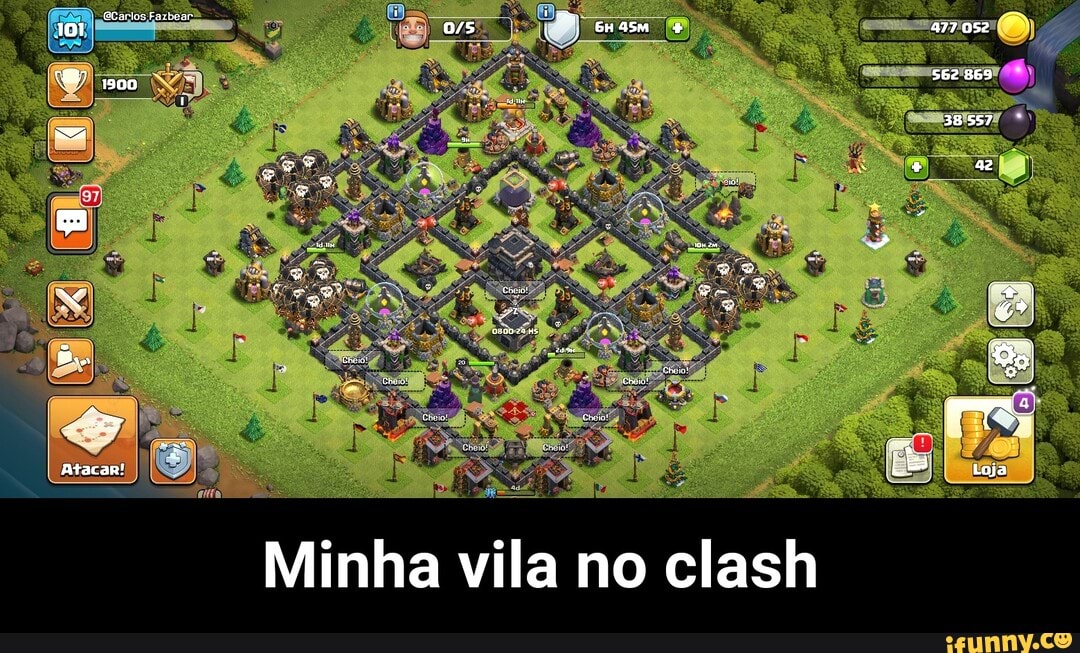 Minha vila no clash - Minha vila no clash