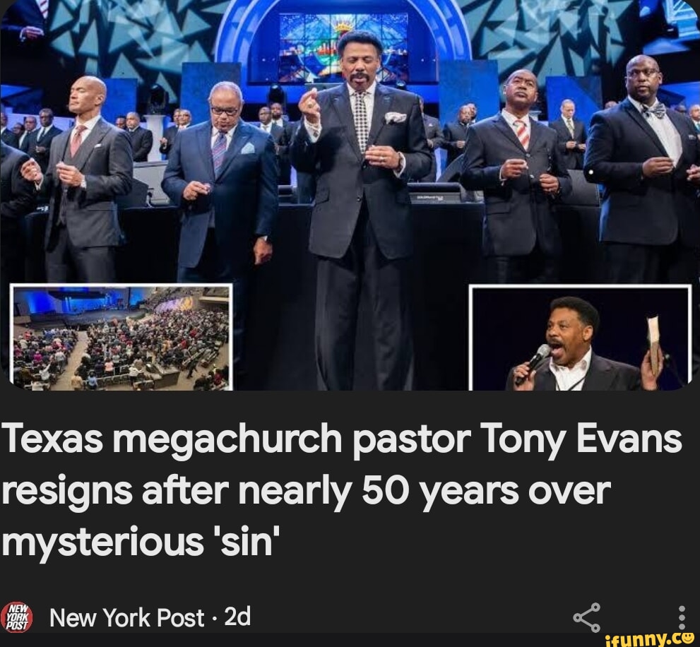 Texas megachurch pastor Tony Evans resigns after nearly 50 years over